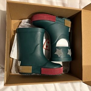 Boxbo Wistiti Star Rain Boots (size 4 toddler)